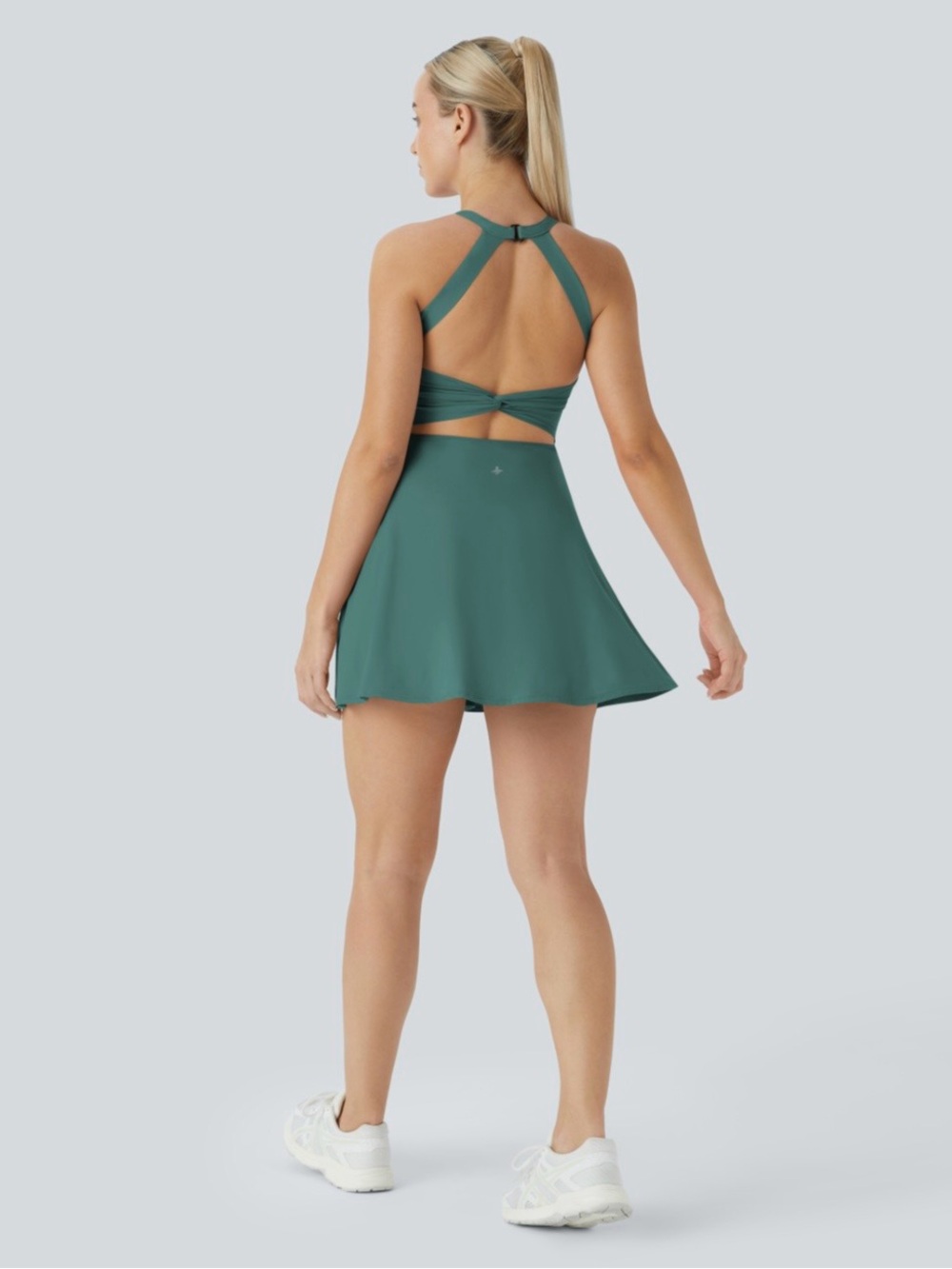 HALARA softly zero backless twisted cool touch active dress easy peezy - Picture 9 of 10